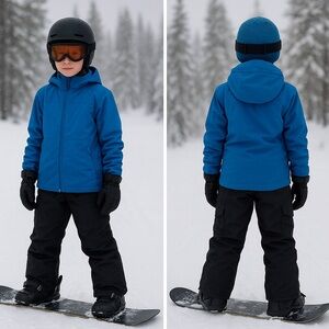 Youth Black Ski Pants/Snow Pants